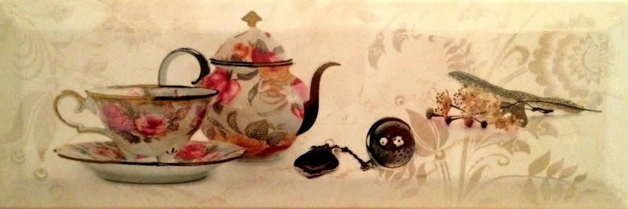 Monopole Ceramica Bonjour Decor Tea Crema Декор