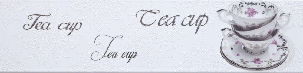 Monopole Ceramica Veronika Tea Cup Blanco Brillo Декор